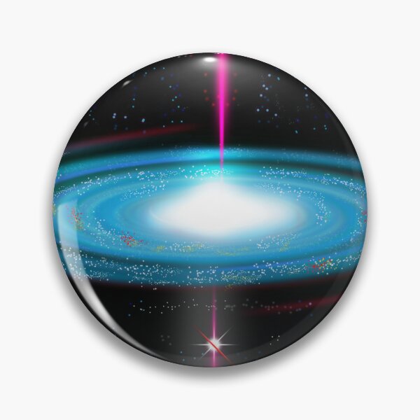 Item preview, Galaxy with quasar designed and sold by Red bubble Artist.