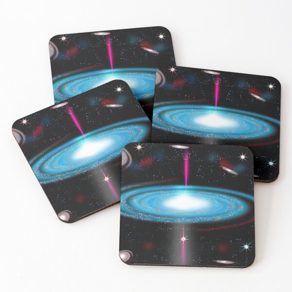 Item preview, Galaxy with quasar designed and sold by Red bubble Artist.