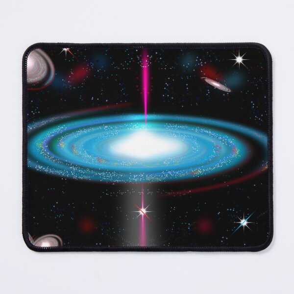 Item preview, Galaxy with quasar designed and sold by Red bubble Artist.