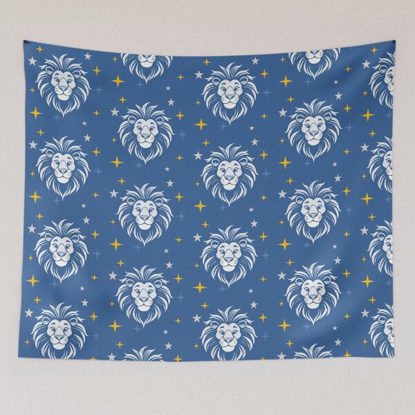 Item preview, Lion Stars Blue Silver Gold designed and sold by Schmidt Stationery.