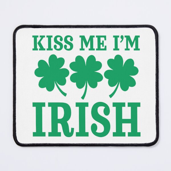 Item preview, Kiss Me I’m Irish St Patrick’s Day Fun Irish Humor Quote designed and sold by HalloweenGift.