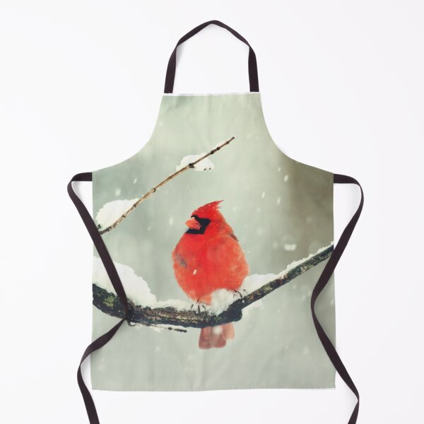 Item preview, Male Cardinal Sitting on Brach on Snowy Day designed and sold by CountyKent.