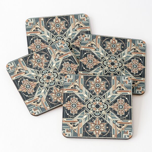 Item preview, Colorful geometric decorative pattern  designed and sold by Dogandesighn.