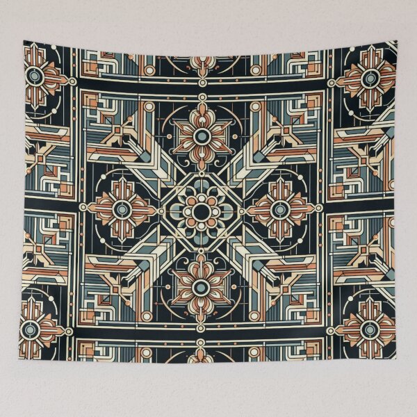 Item preview, Colorful geometric decorative pattern  designed and sold by Dogandesighn.