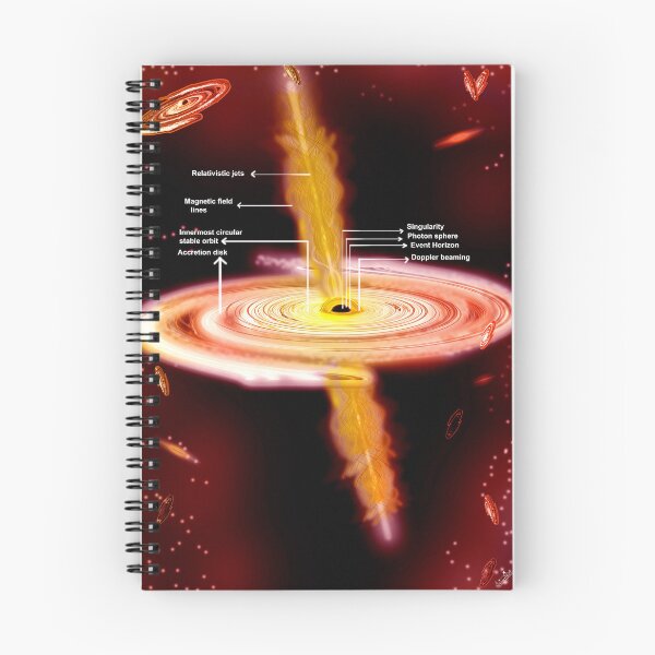 Item preview, Relativistic Jet Of Super Massive Black Hole designed and sold by Red bubble Artist.