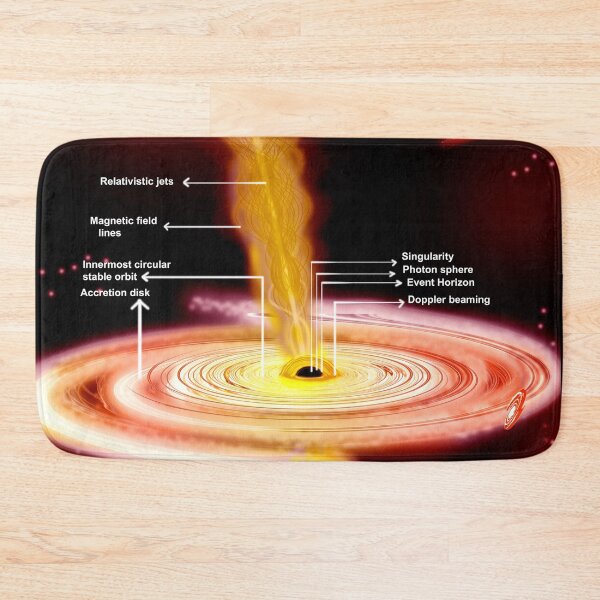 Item preview, Relativistic Jet Of Super Massive Black Hole designed and sold by Red bubble Artist.