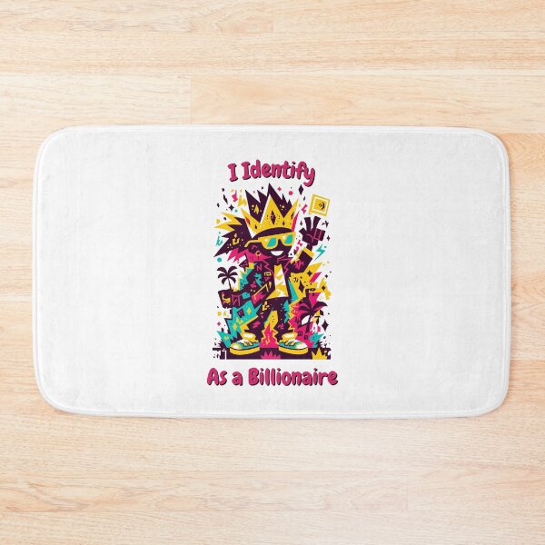 Item preview, I Identify as a Billionaire – Funny Money Satire designed and sold by SADStyleDesigns.