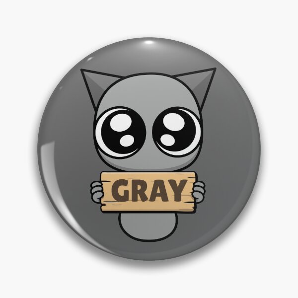 Item preview, Sprunkies Gray Cute Character designed and sold by Kubala Designs.