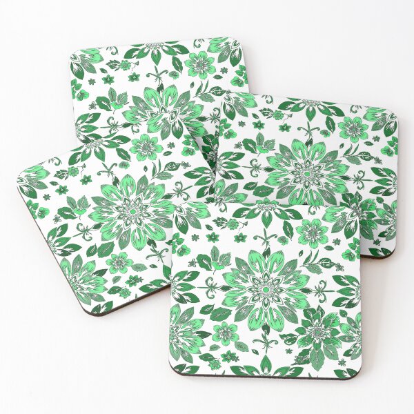 Item preview, Green Floral Pattern designed and sold by adlkh.