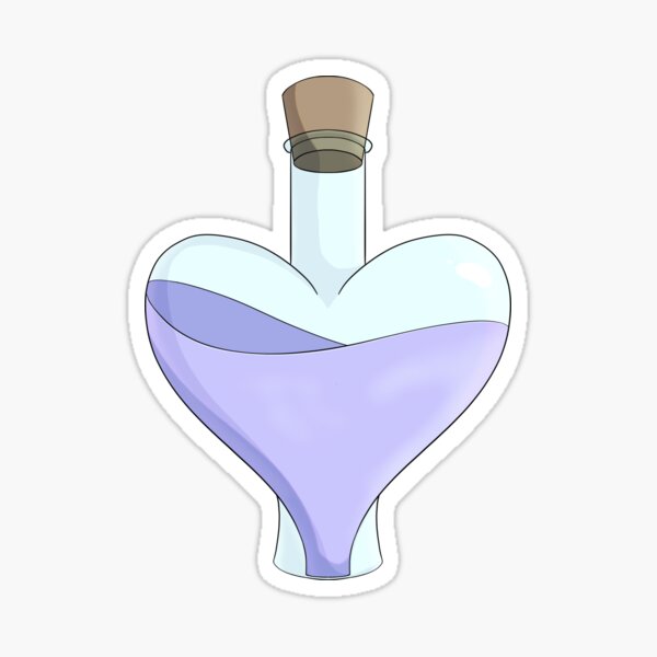 Aperçu de l'œuvre Potion de coeur créée et vendue par ArtsyMoonwaves.