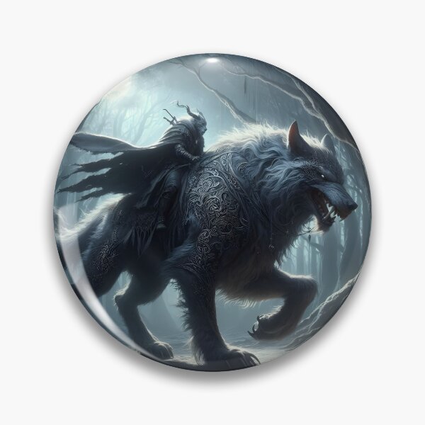 Item preview, Warrior Riding Direwolf designed and sold by GalleryBrisArt.