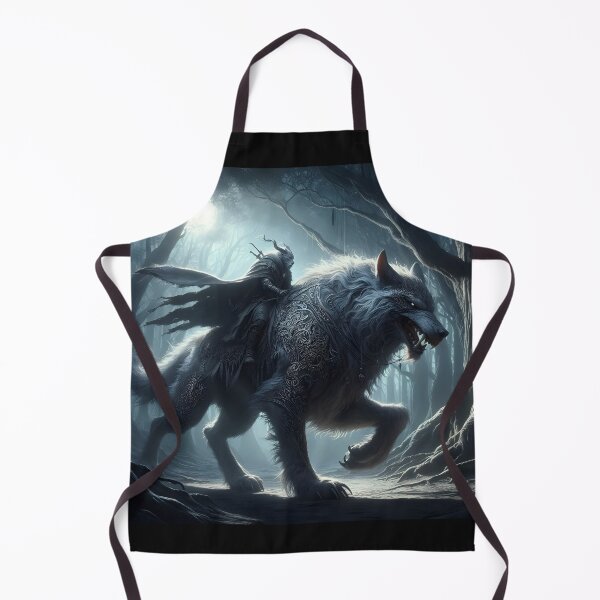 Item preview, Warrior Riding Direwolf designed and sold by GalleryBrisArt.