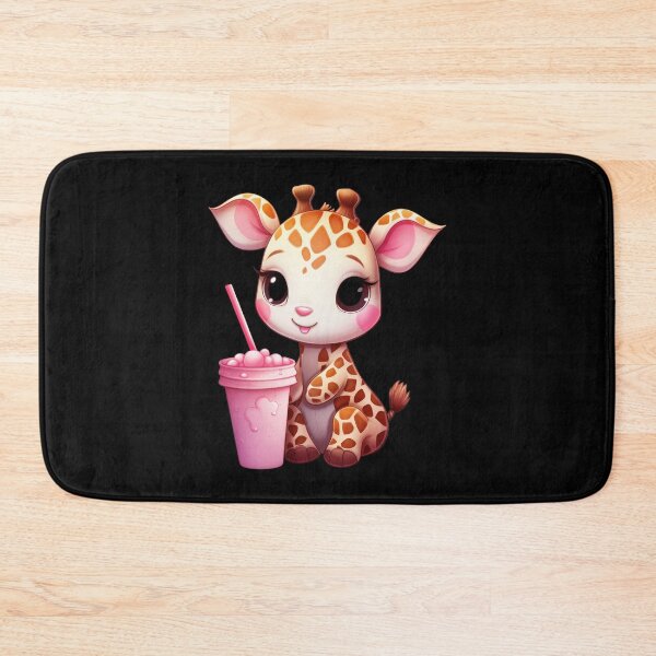 Item preview, Cute Giraffe Sipping Boba Tea Adorable Bubble Tea Lover Aesthetic designed and sold by Merchrise.