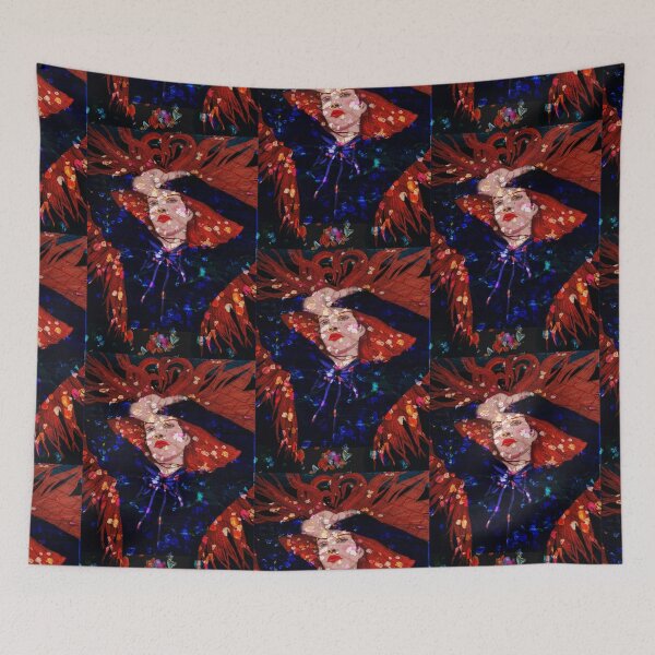 Item preview, lying woman with red hair designed and sold by KoebsellArt.