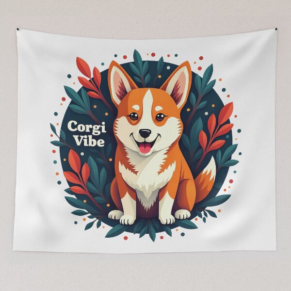 Item preview, Corgi Vibe designed and sold by zoughlal.