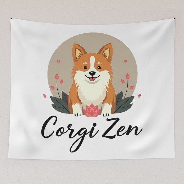 Item preview, Corgi Zen designed and sold by zoughlal.