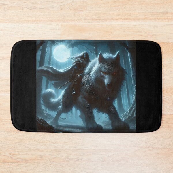 Item preview, Warrior Riding Direwolf designed and sold by GalleryBrisArt.