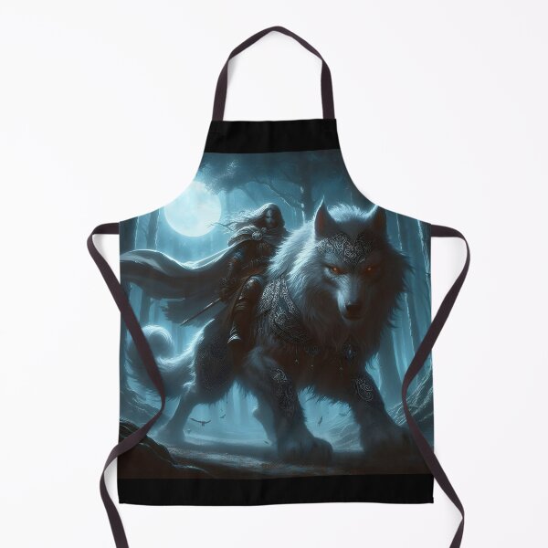 Item preview, Warrior Riding Direwolf designed and sold by GalleryBrisArt.