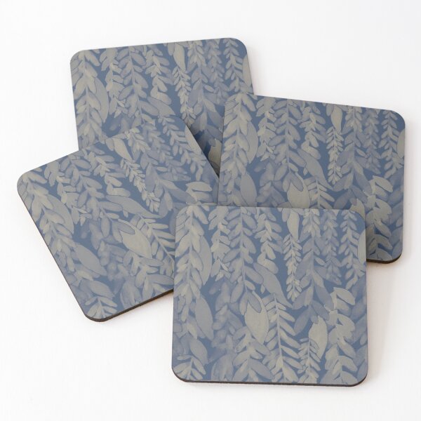 Item preview, Hanging Branches - Tan on Blue designed and sold by WendyVon.