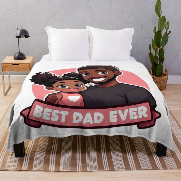 Item preview, Father's Day - A black father and his daughter designed and sold by ArtEmotionsImages.