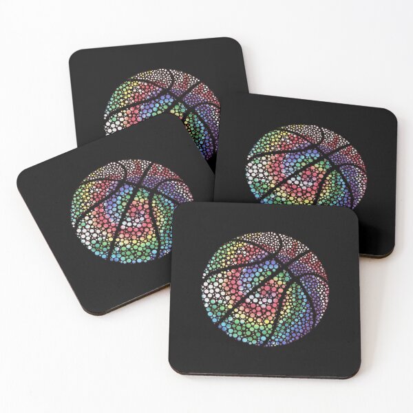 Item preview, Retro Hoops: Tie-Dye & Dotted Basketball Art designed and sold by Zakrytos ★★★★★.