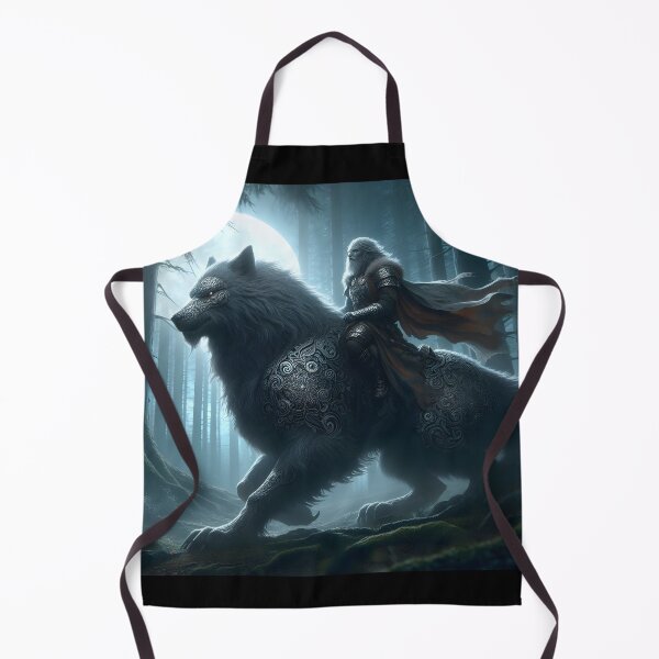 Item preview, Warrior Riding Direwolf designed and sold by GalleryBrisArt.