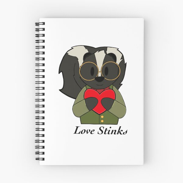 Item preview, Love Stinks (Skitters Skunk Art) designed and sold by Skitter’s Sticker Shop.