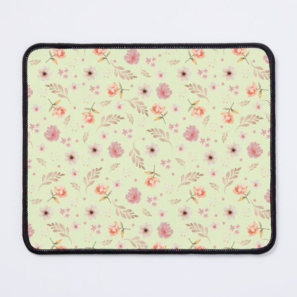 Item preview, Ditsy Flower Pattern On Pale Green designed and sold by IrisAndIvy.