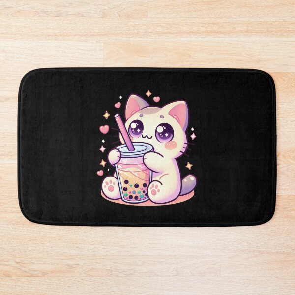 Item preview, Adorable Cat Sipping Boba Tea Cute Bubble Tea Lover  designed and sold by Merchrise.