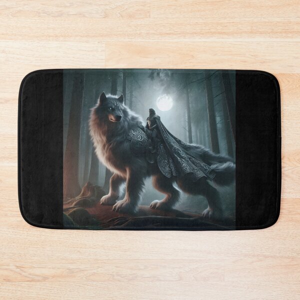 Item preview, Warrior Riding Direwolf designed and sold by GalleryBrisArt.