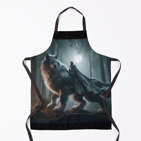 Item preview, Warrior Riding Direwolf designed and sold by GalleryBrisArt.