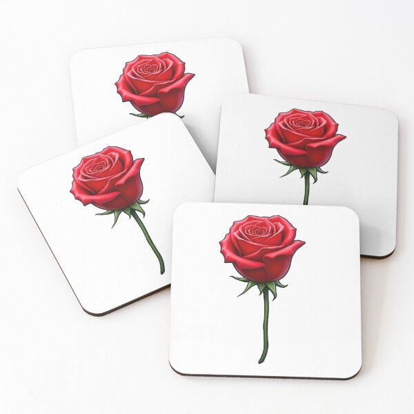 Item preview, Red Rose in Bloom - Graceful Floral Design designed and sold by Fikuall.