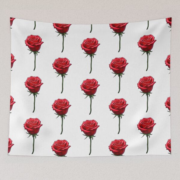 Item preview, Red Rose in Bloom - Graceful Floral Design designed and sold by Fikuall.