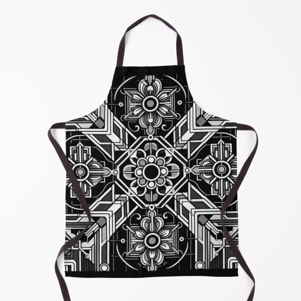 Item preview, Blackwhite geometric decorative desighn designed and sold by Dogandesighn.