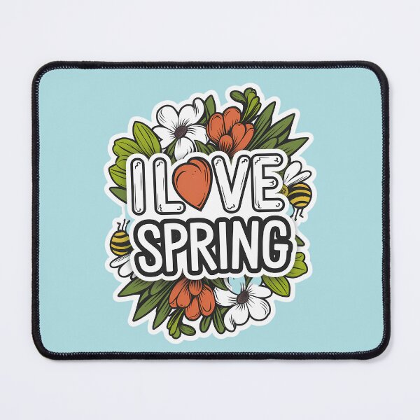 Item preview, Springtime Flowers and Bees Illustration designed and sold by TeeGrit.