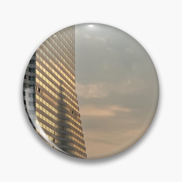 Item preview, A low-angle shot of the Millennium Hilton Bangkok hotel, illuminated by the warm light of the setting sun designed and sold by BARTISTA DESIGN.