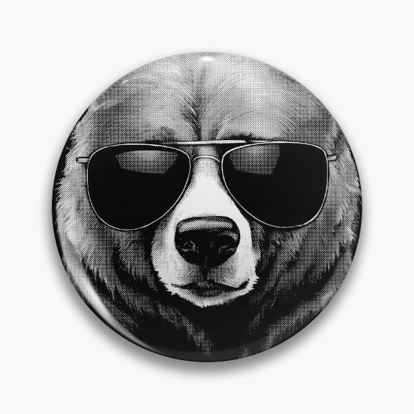 Item preview, Same Shit Different Day – Cool Bear with Sunglasses designed and sold by Monochromaniaus.
