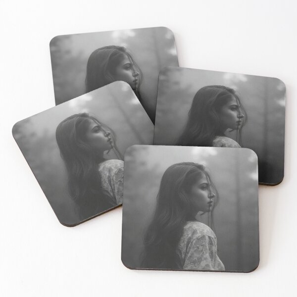 Item preview, Luminous Portrait in Misty Forest Setting designed and sold by AIGirlsMag.