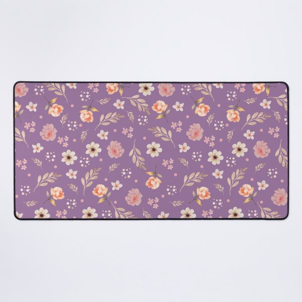 Item preview, Ditsy Flower Pattern On Purple designed and sold by IrisAndIvy.