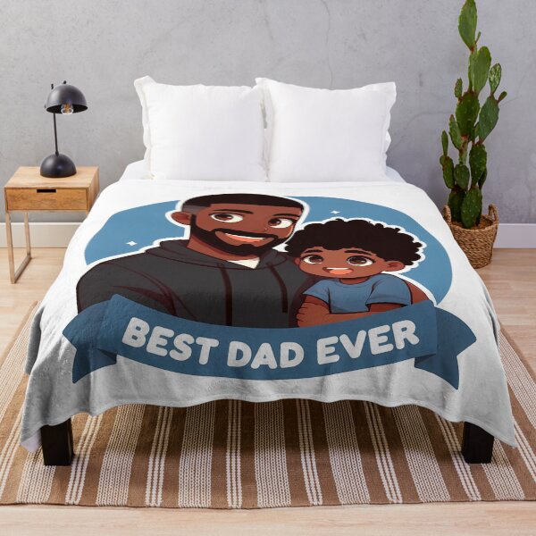 Item preview, Father's Day - A black father and his son designed and sold by ArtEmotionsImages.