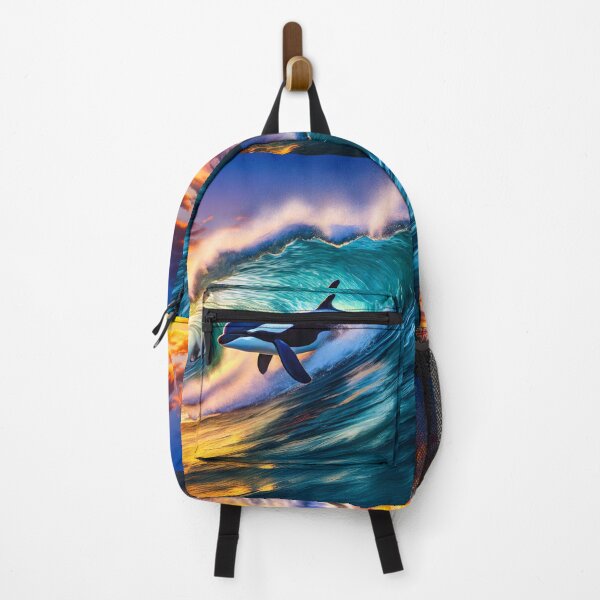 Item preview, Orca Playing In The Waves Design By Rich AMeN Gill designed and sold by RichAMeNGill.