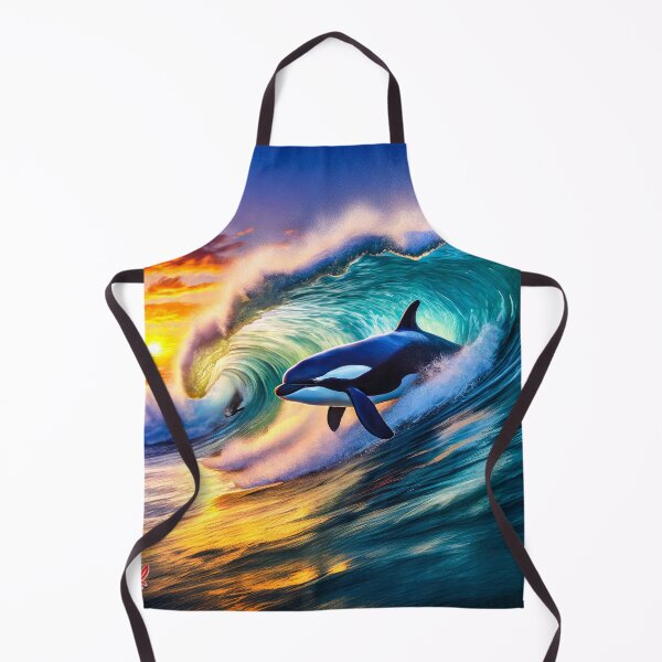Item preview, Orca Playing In The Waves Design By Rich AMeN Gill designed and sold by RichAMeNGill.