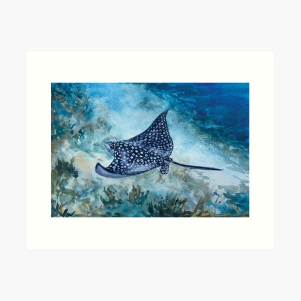 Item preview, Caribbean Eagle Ray designed and sold by Shanticlair.
