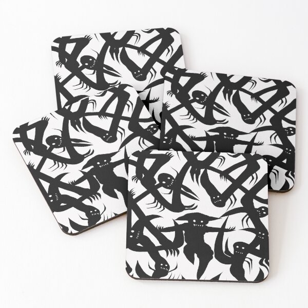 Item preview, Funny black monsters designed and sold by pawelkinart.