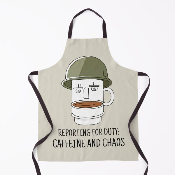 Item preview, Reporting for duty: caffeine and chaos designed and sold by Darkifun.