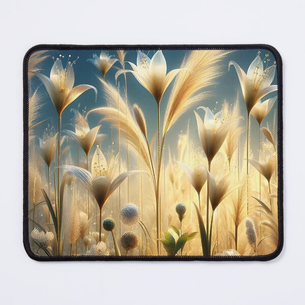 Item preview, Blooming fantasy grassy glass field in the digitalart designed and sold by EmeraldeaArt.