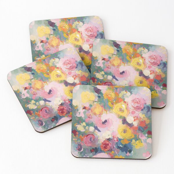 Item preview, Abstract Floral Painting in Vibrant Colors designed and sold by Art Garden.