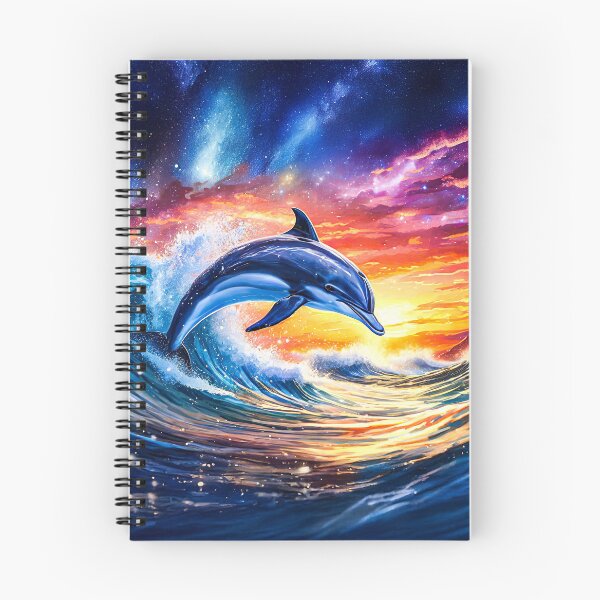 Item preview, Dolphin Playing in The Waves Design By Rich AMeN Gill designed and sold by RichAMeNGill.