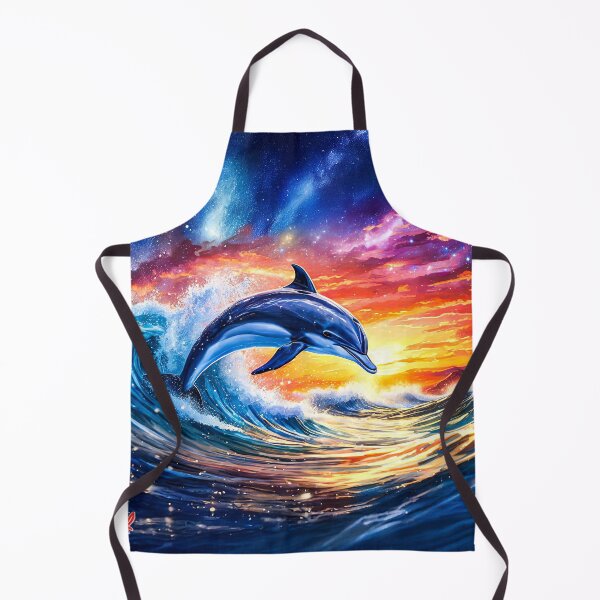 Item preview, Dolphin Playing in The Waves Design By Rich AMeN Gill designed and sold by RichAMeNGill.