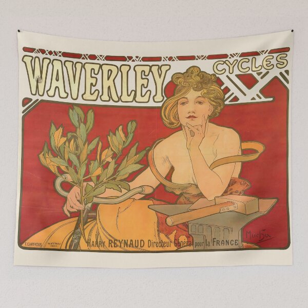 Item preview, Alphonse Mucha - Waverly Cycles, 1898 designed and sold by elektronen.